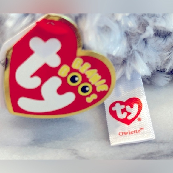 Ty Beanie Boos Owlette Plush Toy - Picture 5 of 7